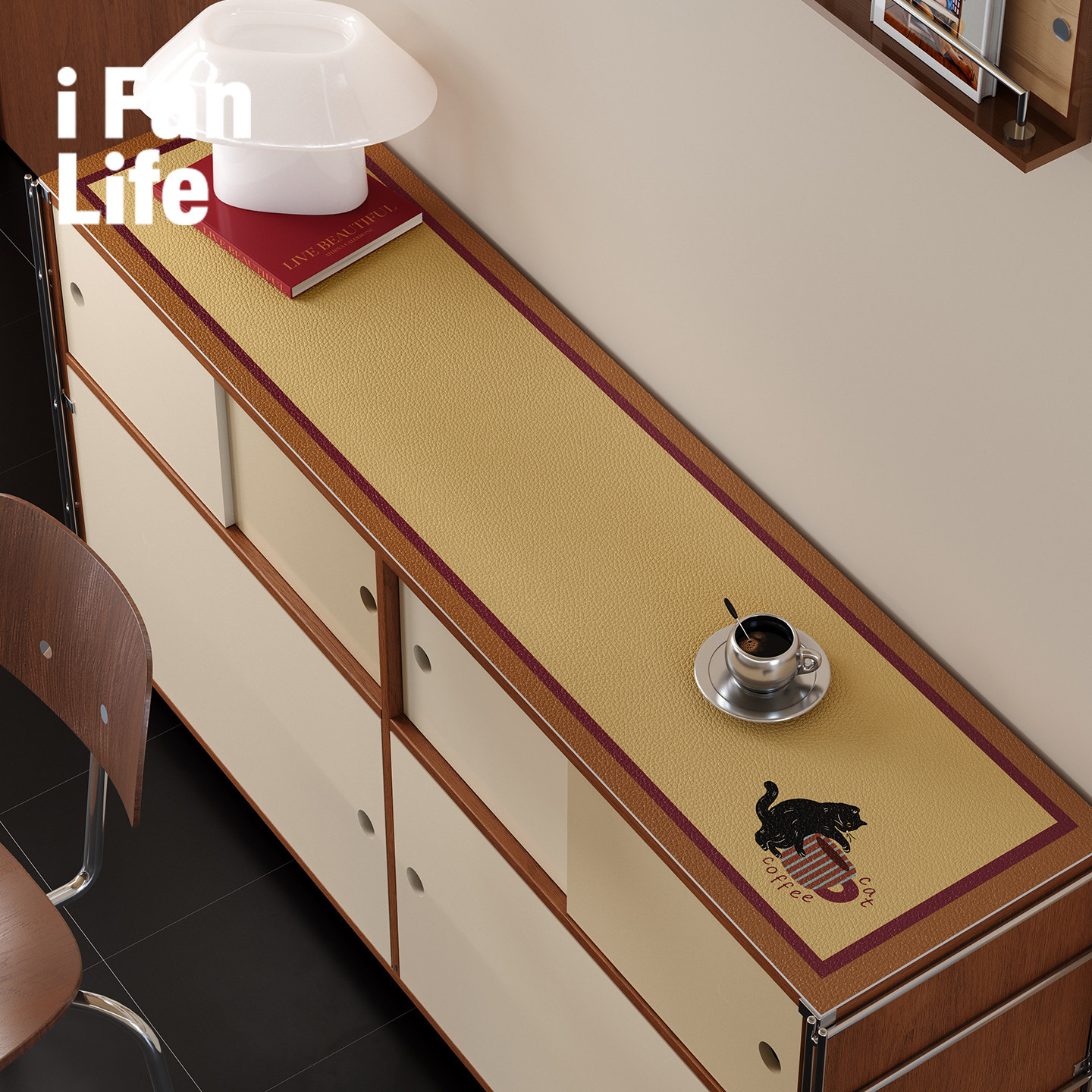 耐脏氛围感门口玄关鞋柜垫长条pvc易打理皮革桌垫电视柜餐垫柜垫,居家布艺,桌布,淘宝优惠券,粉丝福利购,淘宝优惠卷