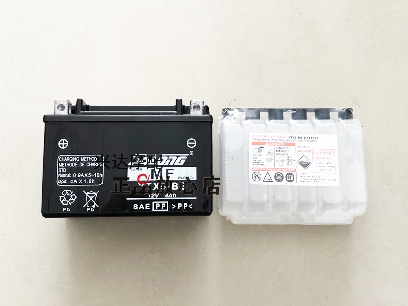 BJ500GS-A金鹏TRK502502X幼狮BJ500摩托车电瓶电池配件