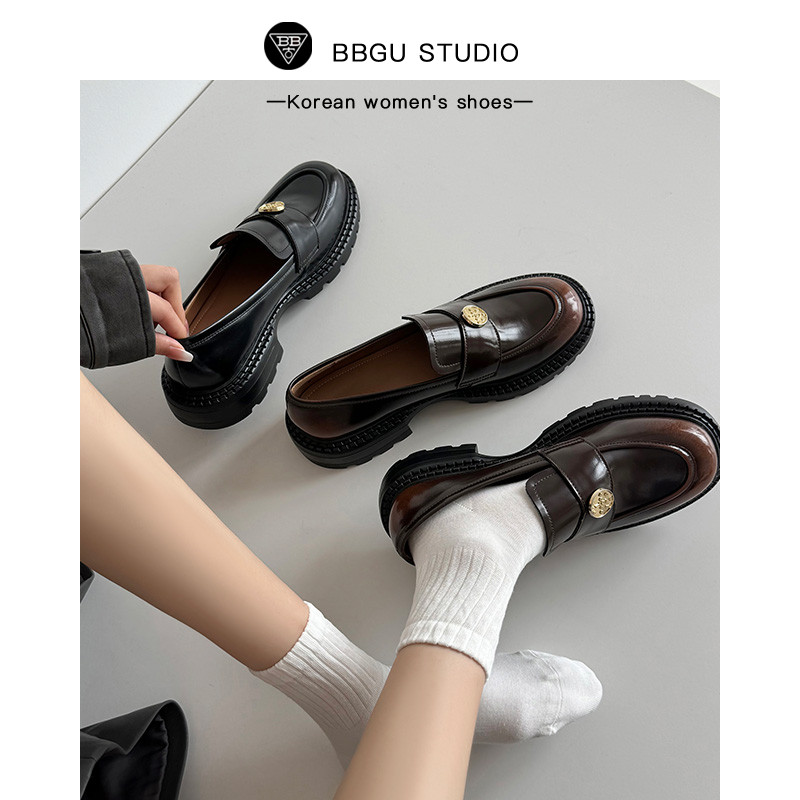 BB古韩国真皮女鞋舒适时髦时装靴