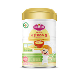 麦拉小厨有机高铁米粉强化铁460g益生菌宝宝婴儿辅食钙铁锌多