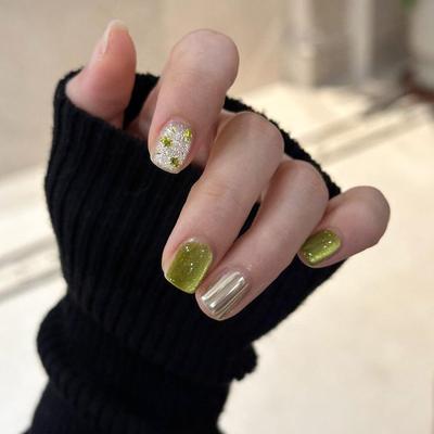 2024年秋冬新款手工穿戴甲短款