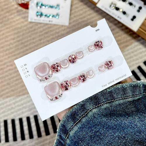 可拆卸纯手工脚甲穿戴甲