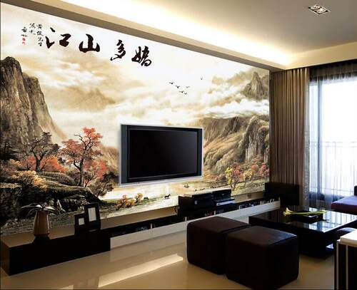 本产品为定制壁画，您需要先选择想要的图案、材质（不同材质价钱不同）1平米=1件，量好您墙面的高和宽（精确到0.01米），联系我们客服。