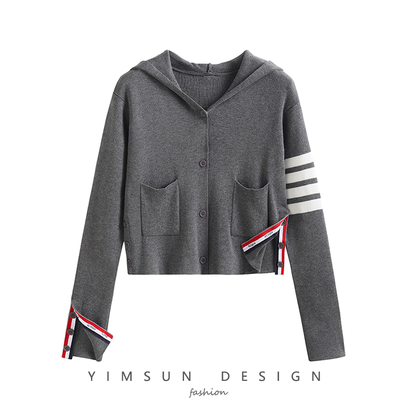 新款四道杠外套修身显瘦上衣