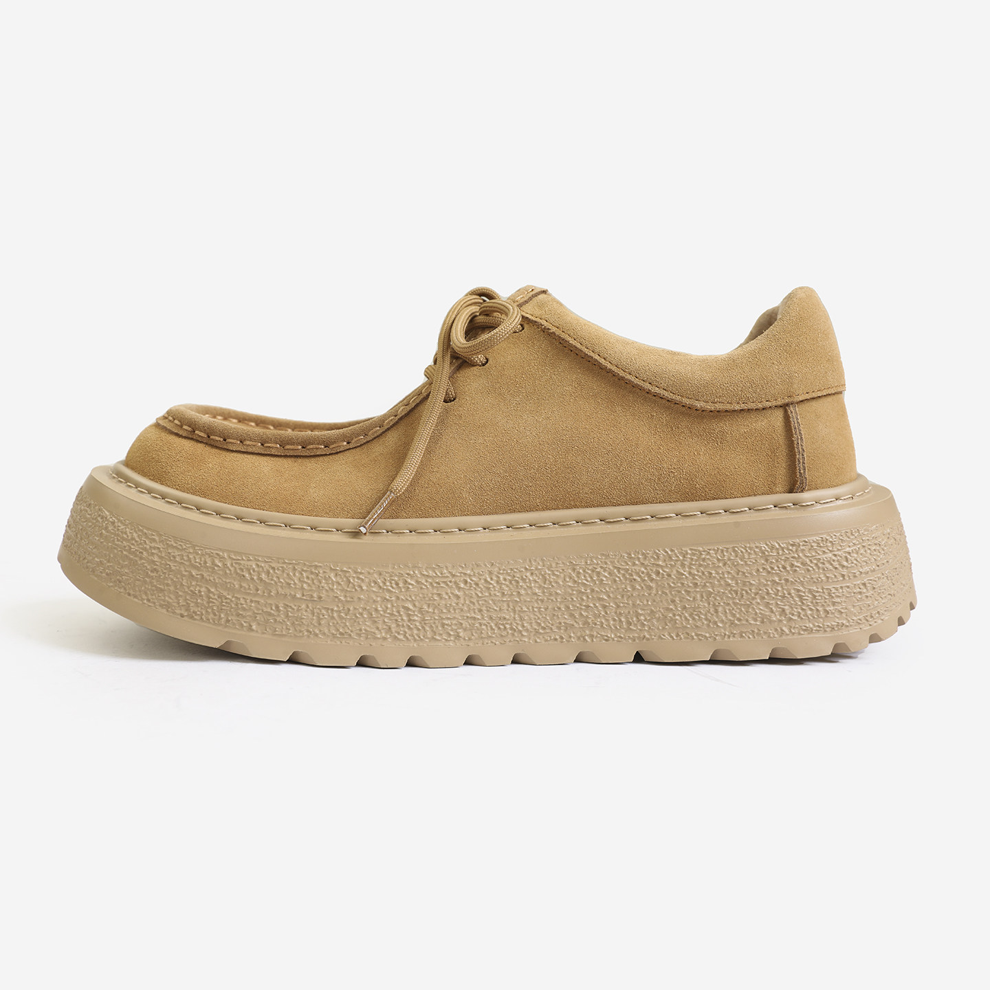 美式复古头层牛反绒磨砂真皮休闲皮鞋厚底轻便通勤工装德比袋鼠鞋,流行男鞋,休闲皮鞋,淘宝优惠券,粉丝福利购,淘宝优惠卷