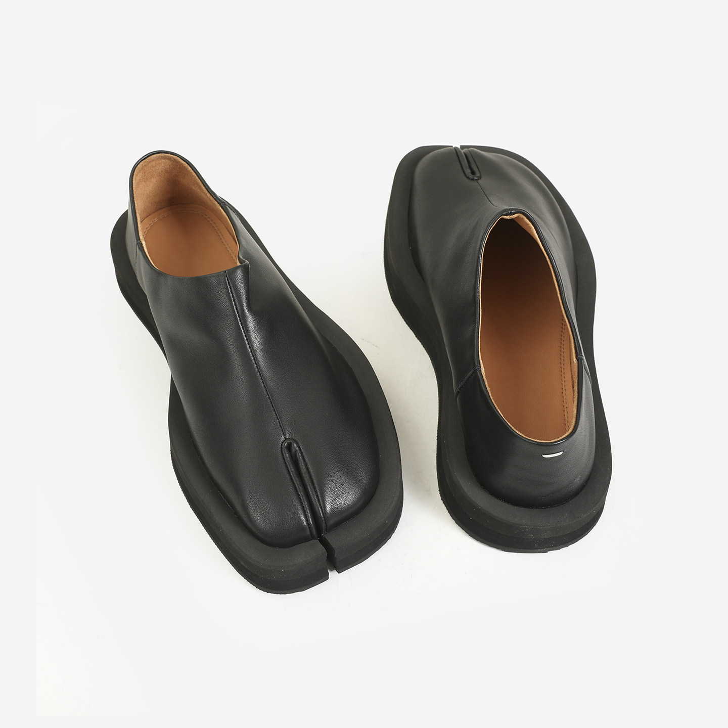 2026春新款小众设计师款厚底休闲一脚蹬分趾鞋真皮网红懒人勃肯鞋,流行男鞋,软木鞋/勃肯鞋,淘宝优惠券,粉丝福利购,淘宝优惠卷