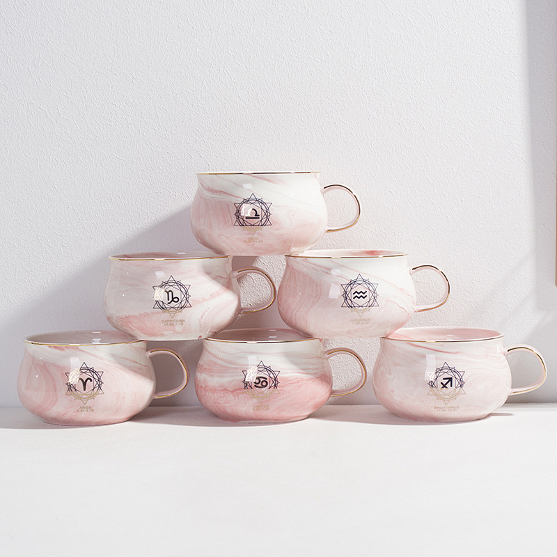 Nordic ins ceramic oat milk Bento marbling