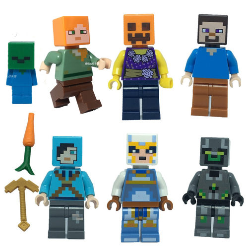 LEGO 乐高 我的世界 人仔 小僵尸 村民 21138 21139 21145 21144