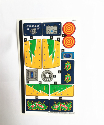 LEGO 乐高 幽灵秘境鬼怪AR系列 70429 特技飞机 原装贴纸