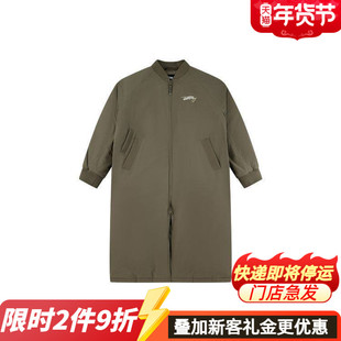 乔丹羽绒服女款2025冬季新款中长款立领鸭绒宽松保暖时尚潮流外套