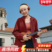 新款 乔丹梭织厚外套女款 2025冬季 防风防泼水休闲运动保暖风衣外套