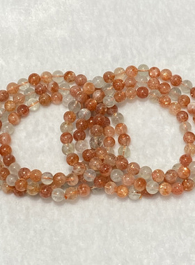 天然阿鲁沙三圈手串时尚小清新