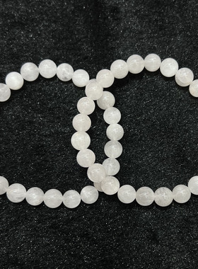 天然白兔毛手串时尚小清新百搭