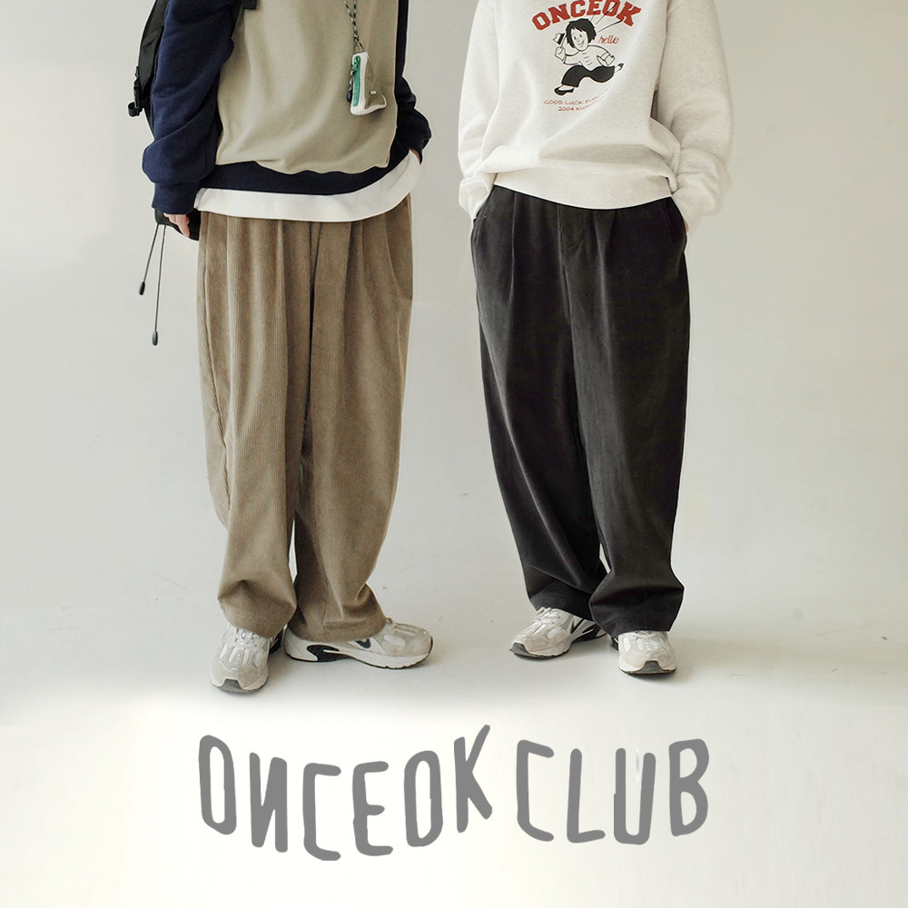 【249元任选三件】复古纯色条绒哈伦裤男2024冬季新品百搭休闲裤,男装,休闲裤,淘宝优惠券,粉丝福利购,淘宝优惠卷