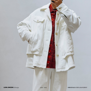 轻工装 任选三件 灯芯绒夹克男生春秋宽松牛仔夹克外套潮 249元