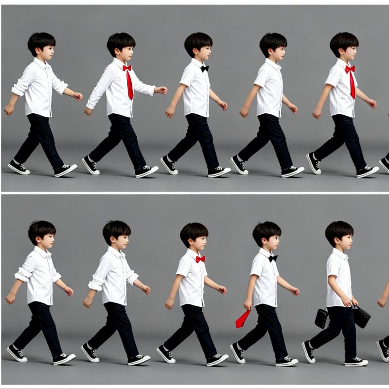 儿童演出服男童长袖翻领纯白色衬衣女童中大童小学生短袖衬衫秋冬