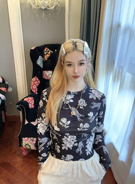 设计师25春夏正品XLW 豹富暴美 弹力皮肤衣打底衫防晒衫