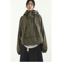 hood 小北男装 东大门韩国代购 high neck anorak 夹克外套潮paper