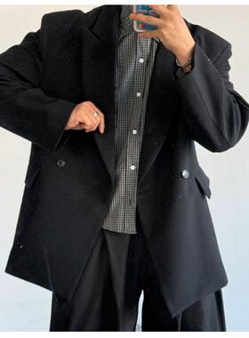 男装东大门西服外套双排