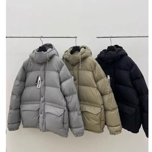 小北韩国代购男装东大门羽绒服可拆帽简约冬季保暖抽绳收腰外套