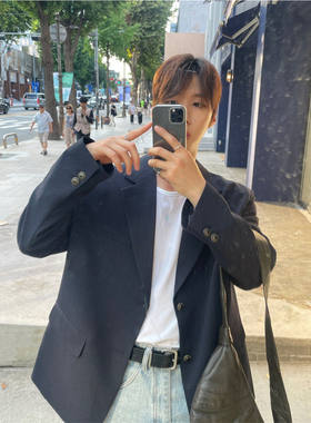 男装东大门老钱风单排双