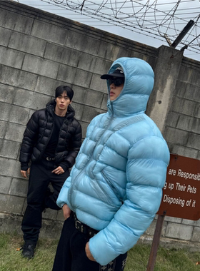 男装东大门棉服外套短款