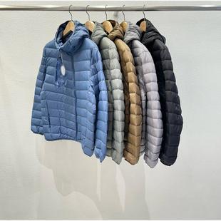 小北韩国代购男装东大门羽绒服连帽绗线简约百搭保暖鸭绒外套