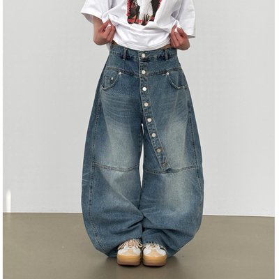 男装东大门牛仔裤oblique