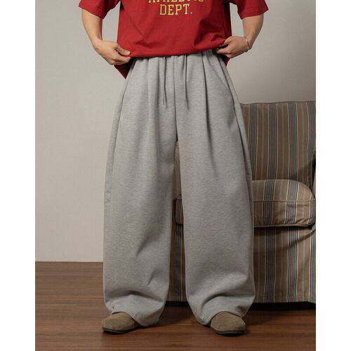 男装东大门休闲裤单掐褶