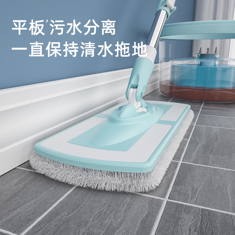 免手洗平板拖把2021新款家用懒人一拖净木地板拖地神器瓷砖墩拖布