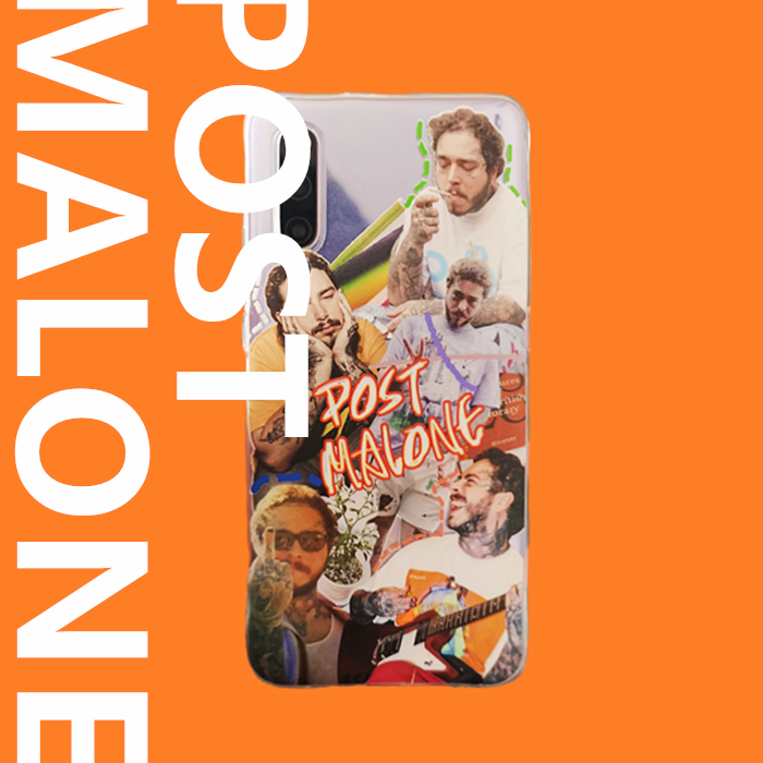 POST MALONE马龙 手机壳 适用于iphone12/12pro/8p/XS MAX/11安卓