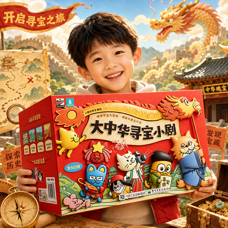 全60册大中华寻宝小剧绘本连环画图片