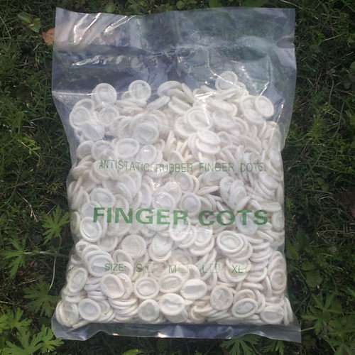 橡胶乳白色一次性无尘手指套