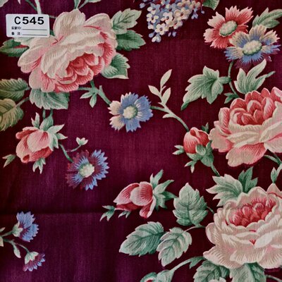 【收藏】19世纪法国原版古董布 质感棉布 大尺寸连裁  C545