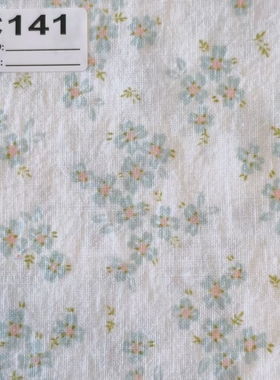 【售完展示】1930年美国制造 原版古董布料 绿色系 C141