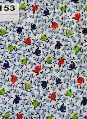 【收藏】1930年美国制造 原版古董布料 蓝色系 C153