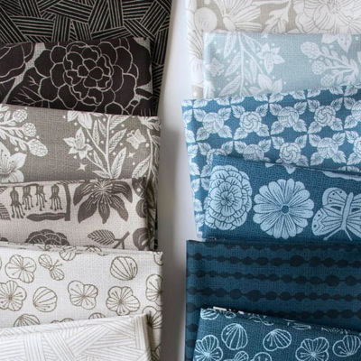 美国进口棉布 Folktale 12色 拼布组