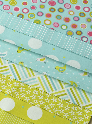 美国进口棉布 Sweet and Plenty 34色拼布组 手工田园布料