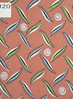 【收藏】1930年代美国制造 原版古董布料 黄色系 A820