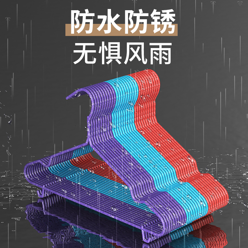 加粗加厚衣架无痕防滑不鼓包