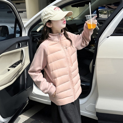 女童校服神器羽绒内胆2025新款