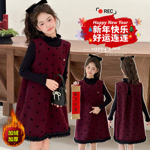 秋冬女保暖5岁标准包装 连衣裙