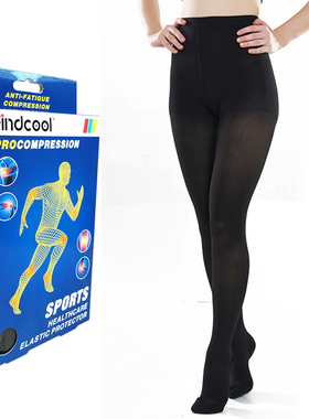 FINDCOOL高弹压缩袜女抗曲张塑形连裤袜分段压力弹力裤袜