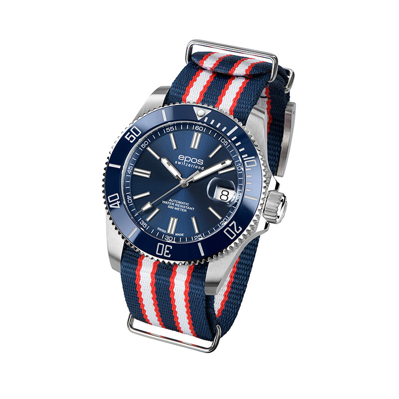 瑞士爱宝时epos运动系列新款 3504.131.96.16.66 机械男表潜水表