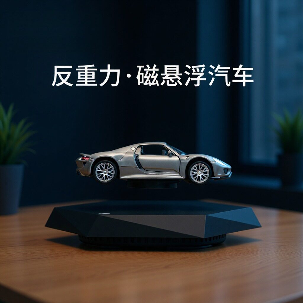 磁悬浮小汽车模型黑科技摆件中秋