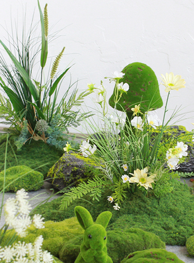 西西里仿真植物景观民宿商铺网红