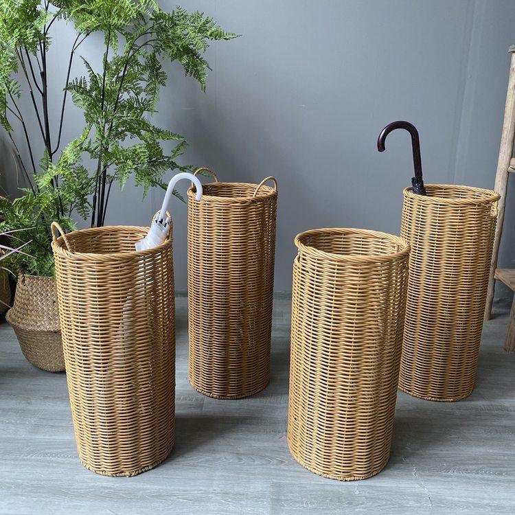 闲储藤编防水伞架伞桶酒店客厅家居创意雨伞收纳桶北欧风花盆套篮,家居饰品,花篮,淘宝优惠券,粉丝福利购,淘宝优惠卷