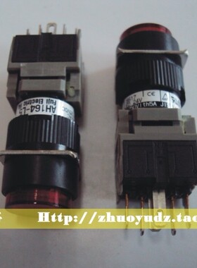 《原装正品》富士  圆形凸头带灯按钮 AH164-L5G22E3