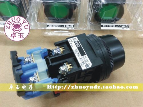 《全新原装》富士 金属防护型凸头带灯按钮AR30G2L -10E3G