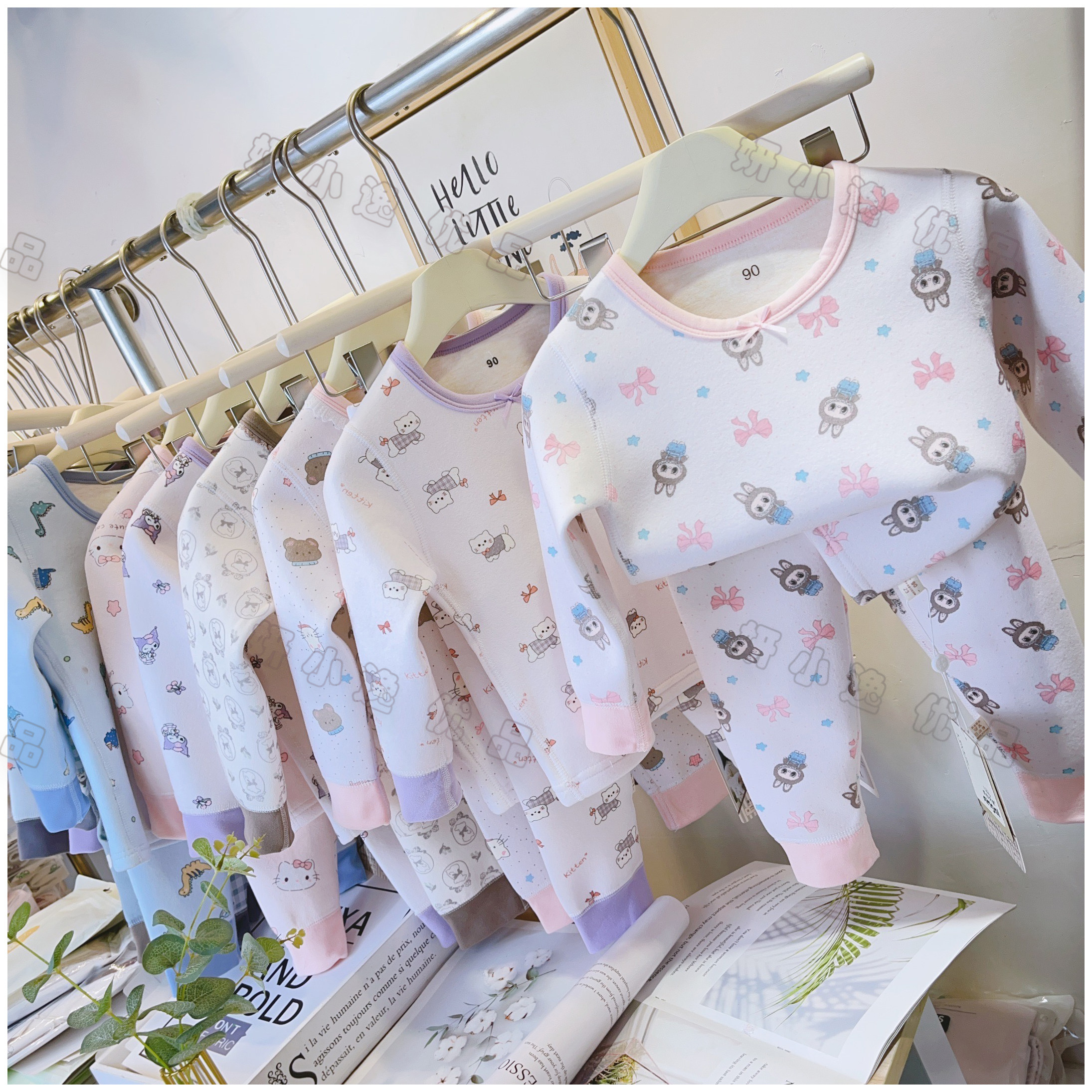 女童加厚保暖内衣裤套装冬季A类羊毛蚕丝家居服儿童卡通收口圆领,童装/婴儿装/亲子装,家居服套装,淘宝优惠券,粉丝福利购,淘宝优惠卷